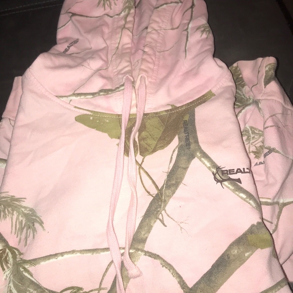 Camouflage real tree hoodie